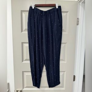 Vince Camuto Navy Blue Crepe work pants